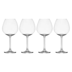 Lifetime Brands Mikasa 23 oz Clear Glass Lana Wine Glass Set