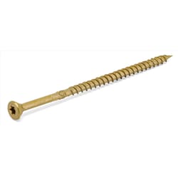 HILLMAN Power Pro No. 10 in. X 4 in. L Bronze Star Flat Head Premium Deck Screws 5 lb 248 pk