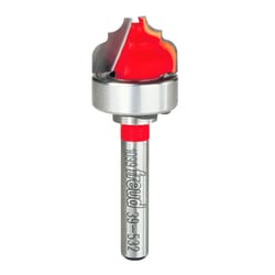 Freud 3/4 in. D X 1/8 in. X 2-3/16 in. L Carbide Cove & Bead Groove Router Bit