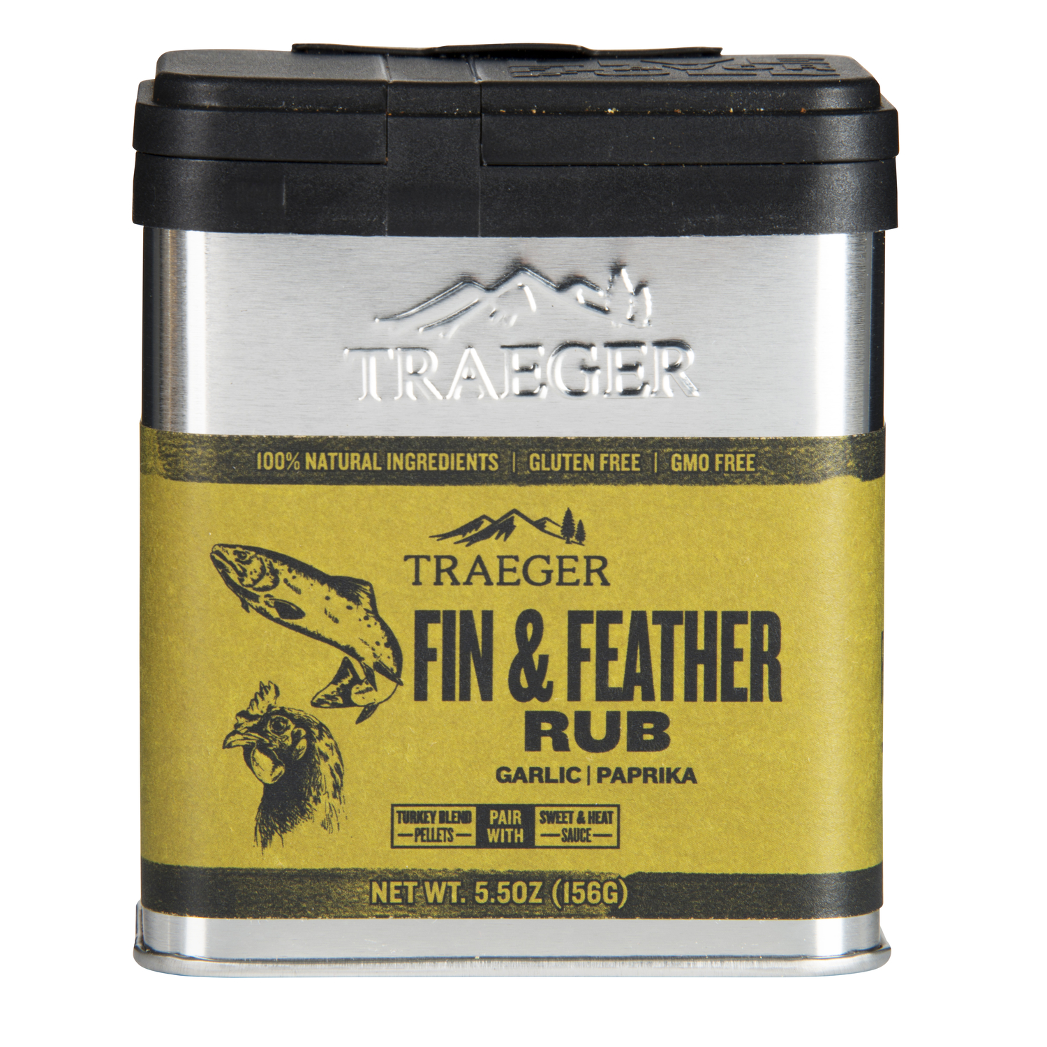 Traeger Garlic and Paprika Fin and Feather Rub 5.5 oz.