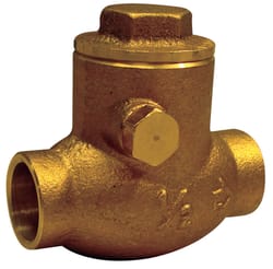 B&K ProLine 1/2 in. D X 1/2 in. D Compression Brass Swing Check Valve