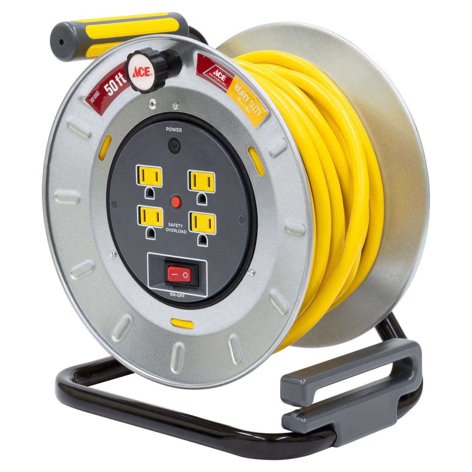 Ace 50 ft. L Metal Cord Reel Mfr# OTMP501512G4SL - Ace Hardware