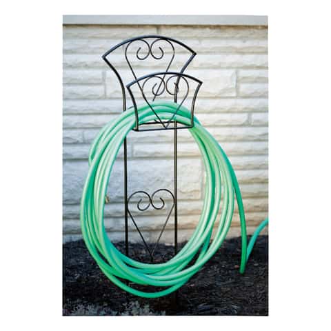 Panacea Black Wall Mounted Hose Hanger