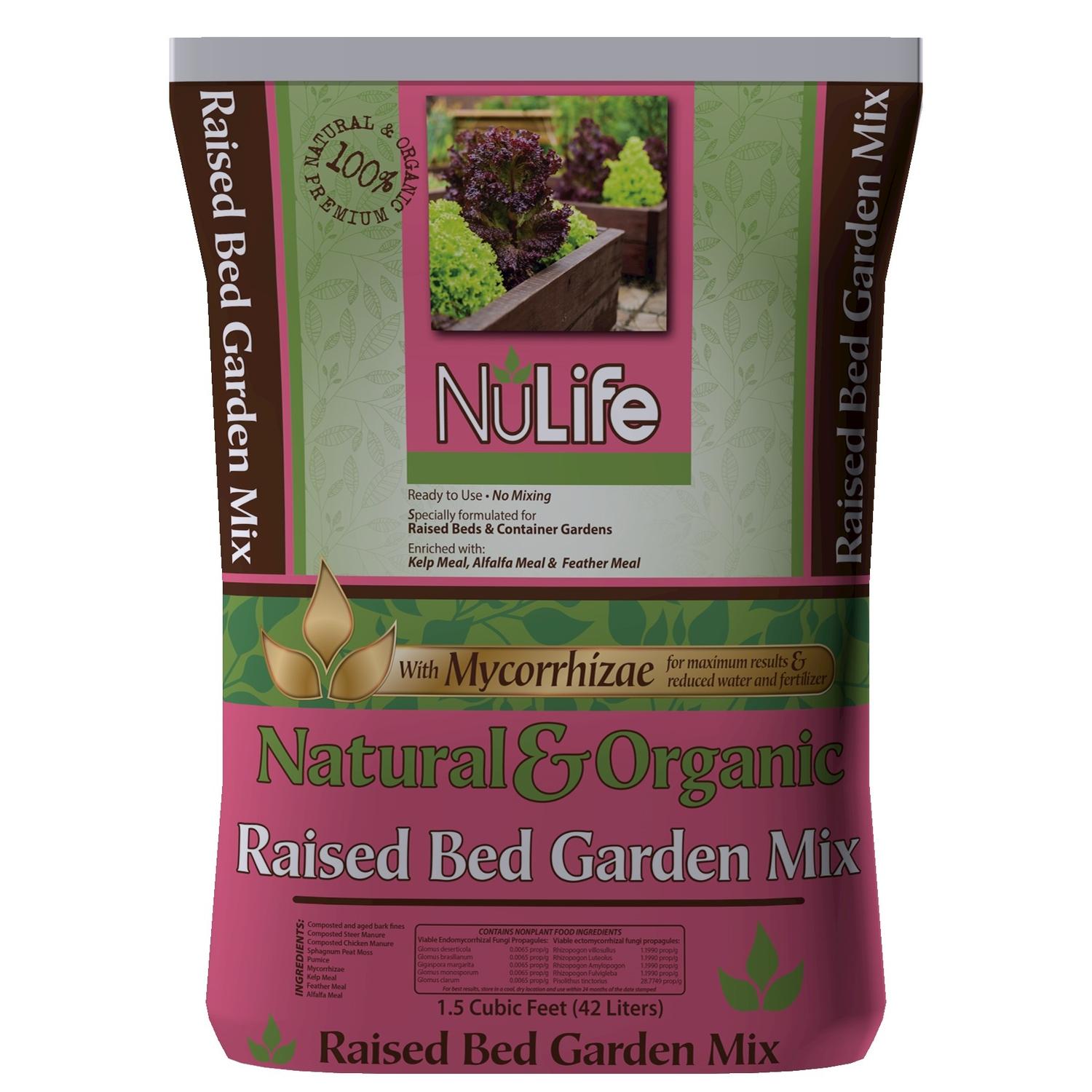 NuLife Organic All Purpose Raised Bed Mix 1.5 ft³