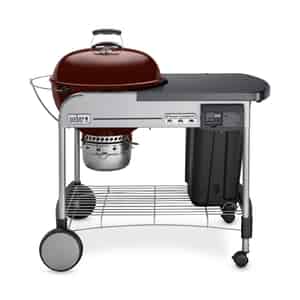 Weber  Performer Deluxe  Charcoal  22 in. W Crimson  Kettle Grill 