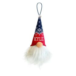 Christmas Gnome Multicolored Kyle Ornament 5.5 in.