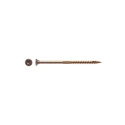 Big Timber No. 9 X 3-1/8 in. L Star Yellow Zinc Wood Screws 1 lb