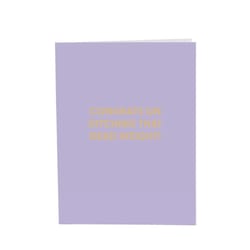 Chive Blank Greeting Card Congrats on Ditching That Dead Weight!