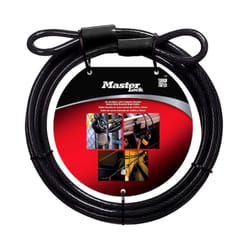 Master Lock 3/8 in. D X 180 in. L Vinyl Coated Steel Flexible Braided Steel Cable