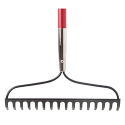 Ace 57 in. 16 Tine Steel Bow Rake Fiberglass Handle