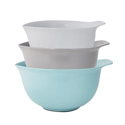 KitchenAid 3 qt. cap. Polypropylene Assorted Mixing Bowl Set 3 pc