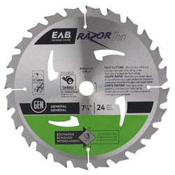 Exchange-A-Blade Razor Thin 7-1/4 in. D X 5/8 in. Carbide Framing Saw Blade 24 teeth 1 pk