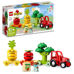 LEGO Duplo Fruit and Vegetable Tractor ABS Plastic Multicolored 19 pc