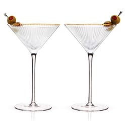 Viski Meridian 8 oz Clear Crystal Martini Glass