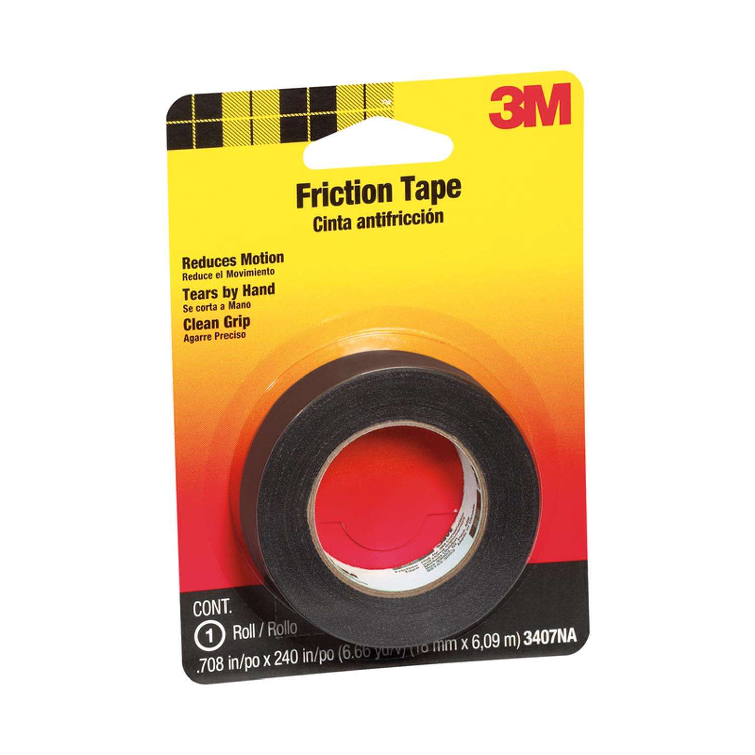 3M 0.708 in. W X 240 in. L Black Cotton Cloth Friction Tape Ace Hardware