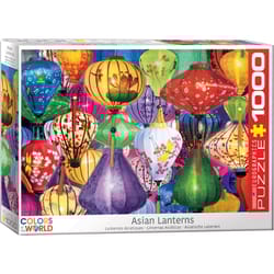 Eurographics Asian Lanterns Jigsaw Puzzles Multicolored 1000 pc