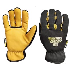 Bear Knuckles Unisex Indoor/Outdoor Driver Gloves Beige/Black M 1 pair