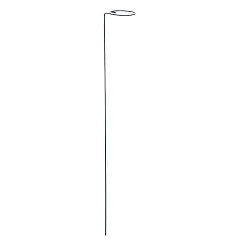 Panacea 24 in. H X 2 inch ft. W Green Steel Plant Support