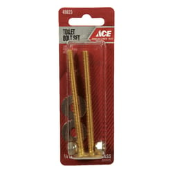 Ace Toilet Bolt Set Brass