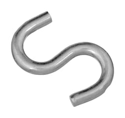 National Hardware Small Zinc-Plated Silver Steel 2-1/2 in. L Open S-Hook 140 lb 1 pk