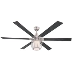 Westinghouse Willa 60 in. Brushed Nickel LED Indoor Ceiling Fan