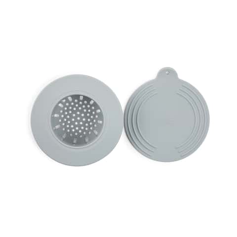 2-in-1 Silicone Sink Strainer with Stopper