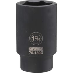 DeWalt 1-7/16 in. X 3/4 in. drive SAE 6 Point Deep Impact Socket 1 pc