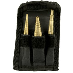 Performance Tool High Speed Steel Step Drill Bit Set Hex Shank 3 pc