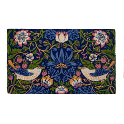 Entryways 18 in. W X 30 in. L Multicolored Strawberry Thief Coir Door Mat