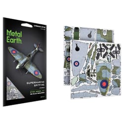 Metal Earth Supermarine Spitfire 3D Model Kit Multicolored 54 pc