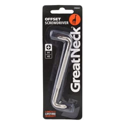 GreatNeck #1 and #2 Phillips Offset Screwdriver 1 pk