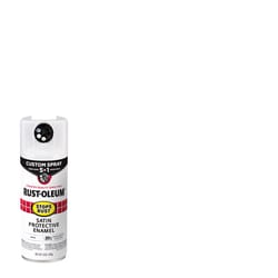 Rust-Oleum Stops Rust Custom Spray 5-in-1 Satin White Spray Paint 12 oz