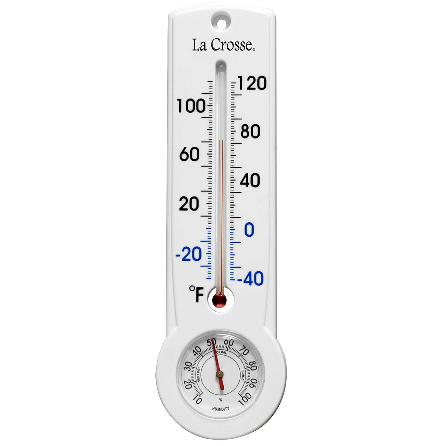 La Crosse Technology Instant-Read Digital Window Thermometer, White