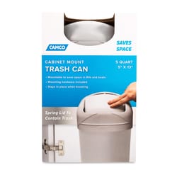 Camco Wall Mount Trash Can 1 pk