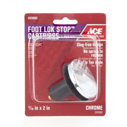Ace Foot Lok Stop Cartridge 5/16 in. Polished Chrome Tub Stopper