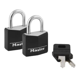 Master Lock 1 in. H X 5/16 in. W X 1-3/16 in. L Steel Double Locking Padlock