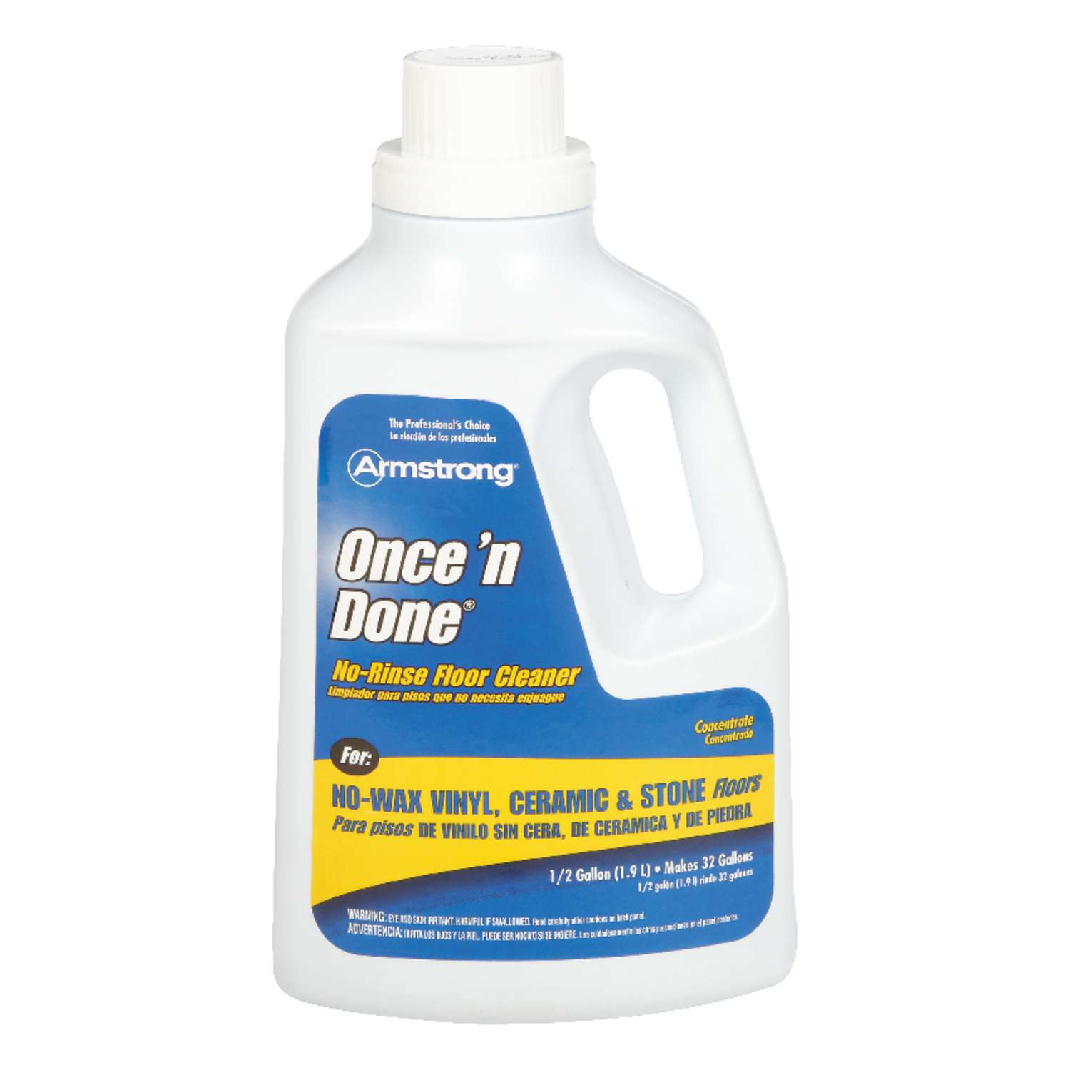 Armstrong Once N Done Citrus Scent Floor Cleaner Liquid 64 Oz