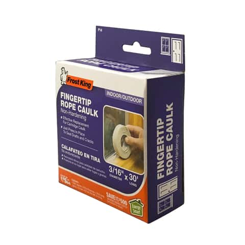 Frost King Gray Silicone Caulking Cord For Gaps and Openings 30 ft. L X  0.19 in. - Ace Hardware