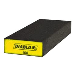 Diablo 8 in. L X 3 in. W X 1 in. 100 Grit Fine Block Sanding Sponge