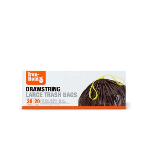 Glad Kitchen Pro 20 gal Fresh Scent Trash Bags Drawstring 30 pk 0.92 mil -  Ace Hardware