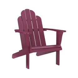 Linon Home Decor Red Wood Frame Chair