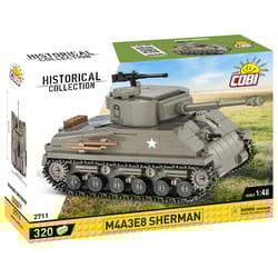 COBI M4A3E8 Sherman Tank Block Set Gray 320 pc