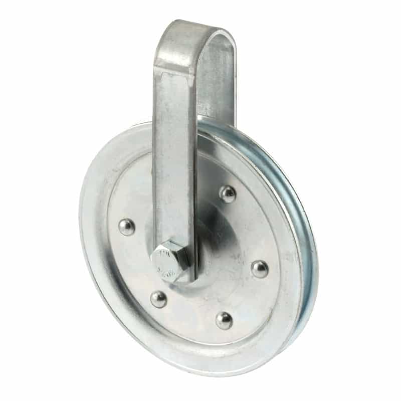 PrimeLine 6 in. W x 12.13 in. L x 4 in. Dia. Steel Pulley Ace Hardware