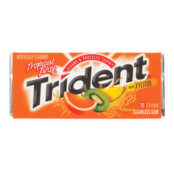 Trident Sugar Free Tropical Twist Chewing Gum 14 pk