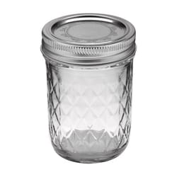 Nostalgic Clamp Lid Glass Mason Jar 8.5 Ounces 10 Count Box