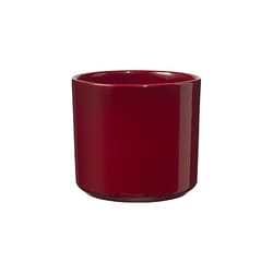 SK Pottery 2.8 in. H X 3.1 in. D Clay Las Vegas Ceramic Pot Red