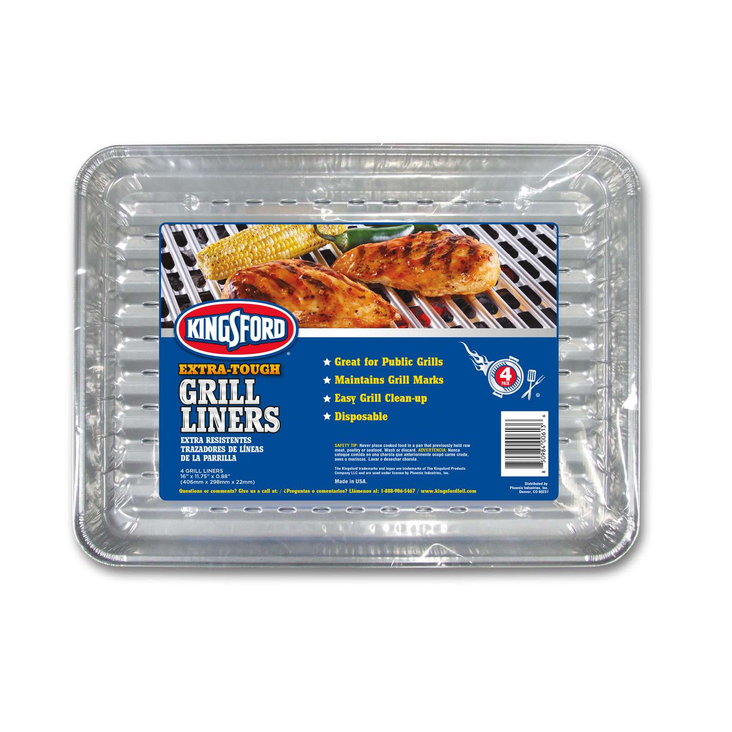 Kingsford Aluminum Grill Liner 16 in. L X 11.75 in. W Ace Hardware