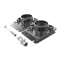 Barrette Outdoor Living Crossover 3 in. H X 5 in. W X 5 in. L Vinyl Mounting Plate