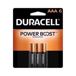 Duracell Coppertop AAA Alkaline Batteries 6 pk Carded