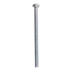 HILLMAN No. 6-32 X 2 in. L Combination Round Head Zinc-Plated Steel Machine Screws 100 pk